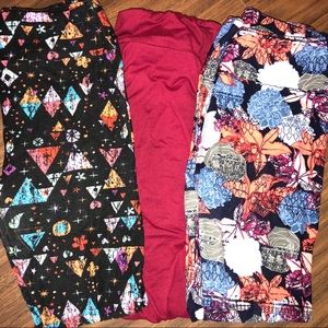 LuLaRoe Leggings (3 Pairs)